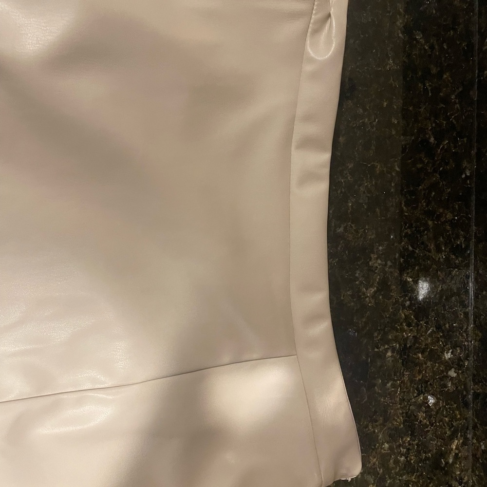 Faux Leather Midi Skirt - Picture 7 of 11
